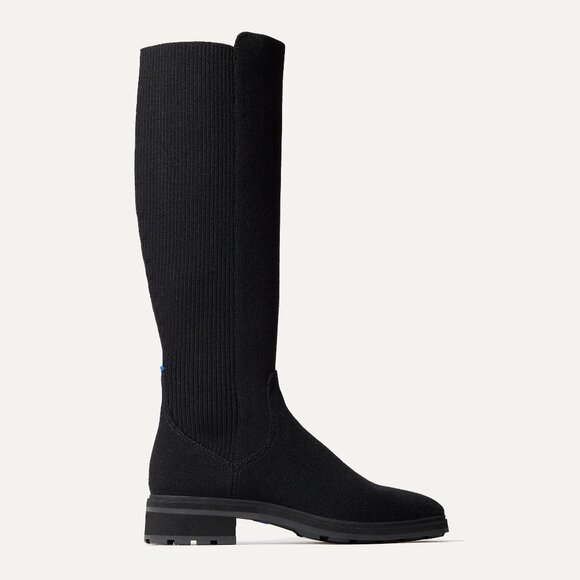 ROTHY'S - The Tall Lug Boot - Size 5.5 - Onyx Black - Picture 1 of 3
